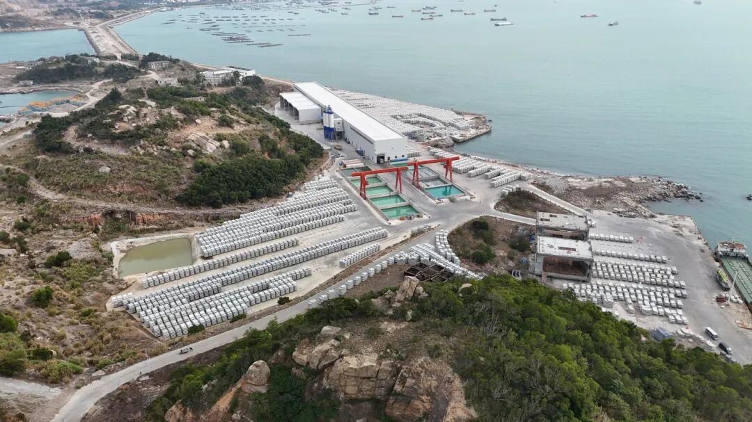 牛头岛预制厂完成深圳地铁20号线二期工程中...